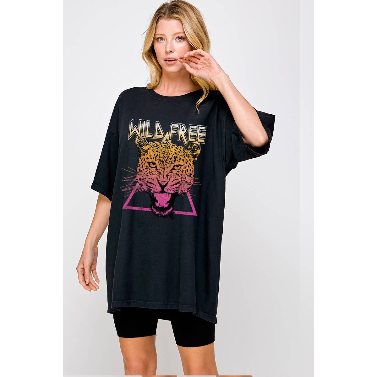 Wild Free Vintage Graphic Oversized - Adult & Kids T-Shirts, Sweatshirts & Hoodies apparel design preview 1