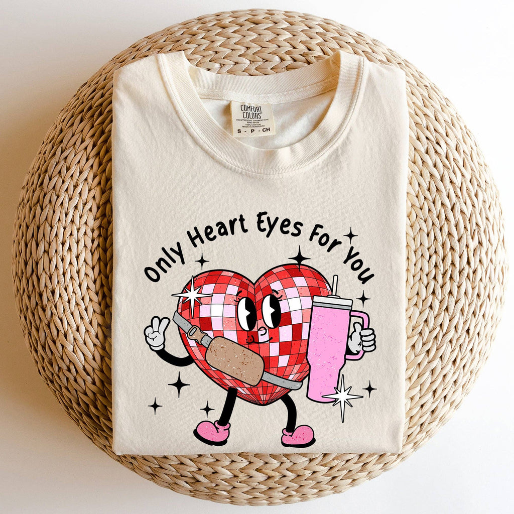 Comfort Colors Valentine's Day Only Heart For You - Adult & Kids T-Shirts, Sweatshirts & Hoodies apparel design preview 1