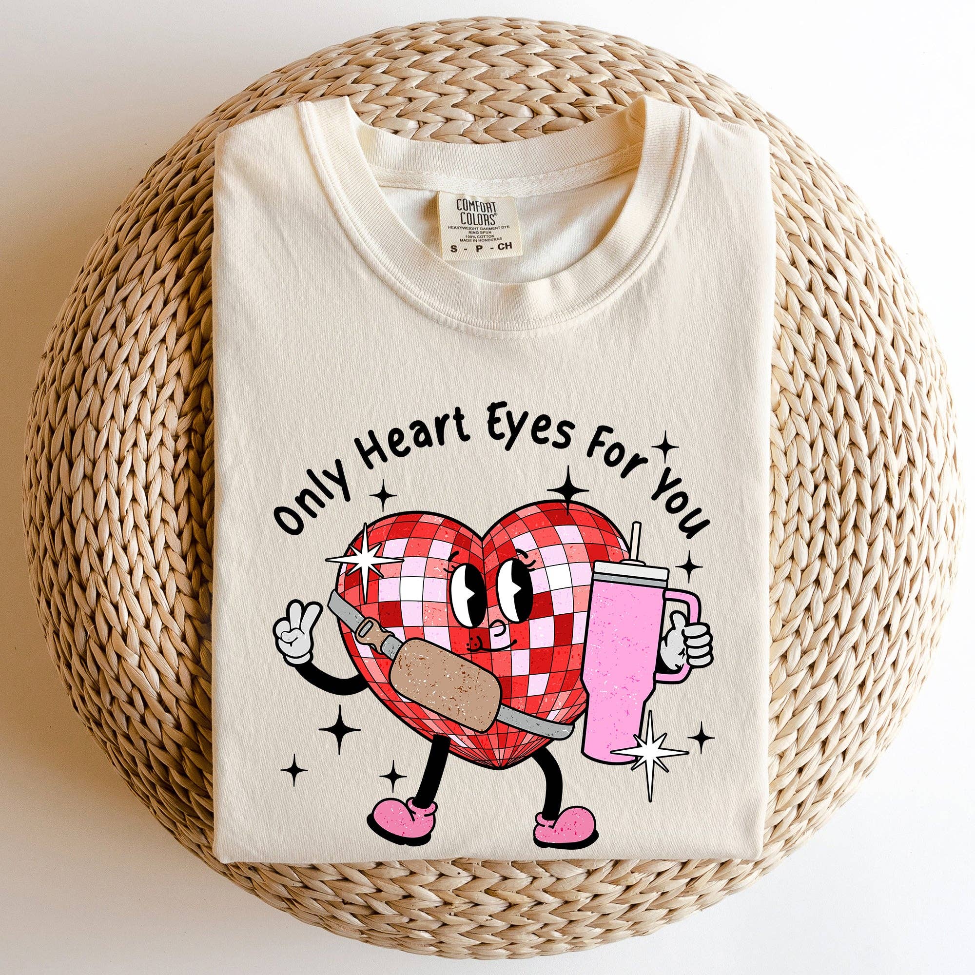 Comfort Colors Valentine's Day Only Heart For You - Adult & Kids T-Shirts, Sweatshirts & Hoodies apparel design preview 1