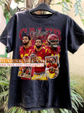 Vintage 90s Caleb Williams Retro Football - Adult & Kids T-Shirts, Sweatshirts & Hoodies apparel design preview 1