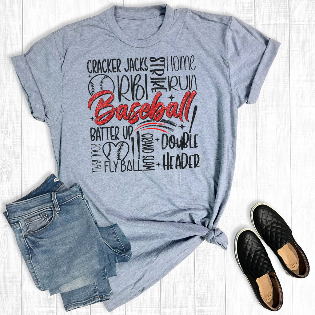 Let's Play Baseball Graphic - Adult & Kids T-Shirts, Sweatshirts & Hoodies apparel design preview 1