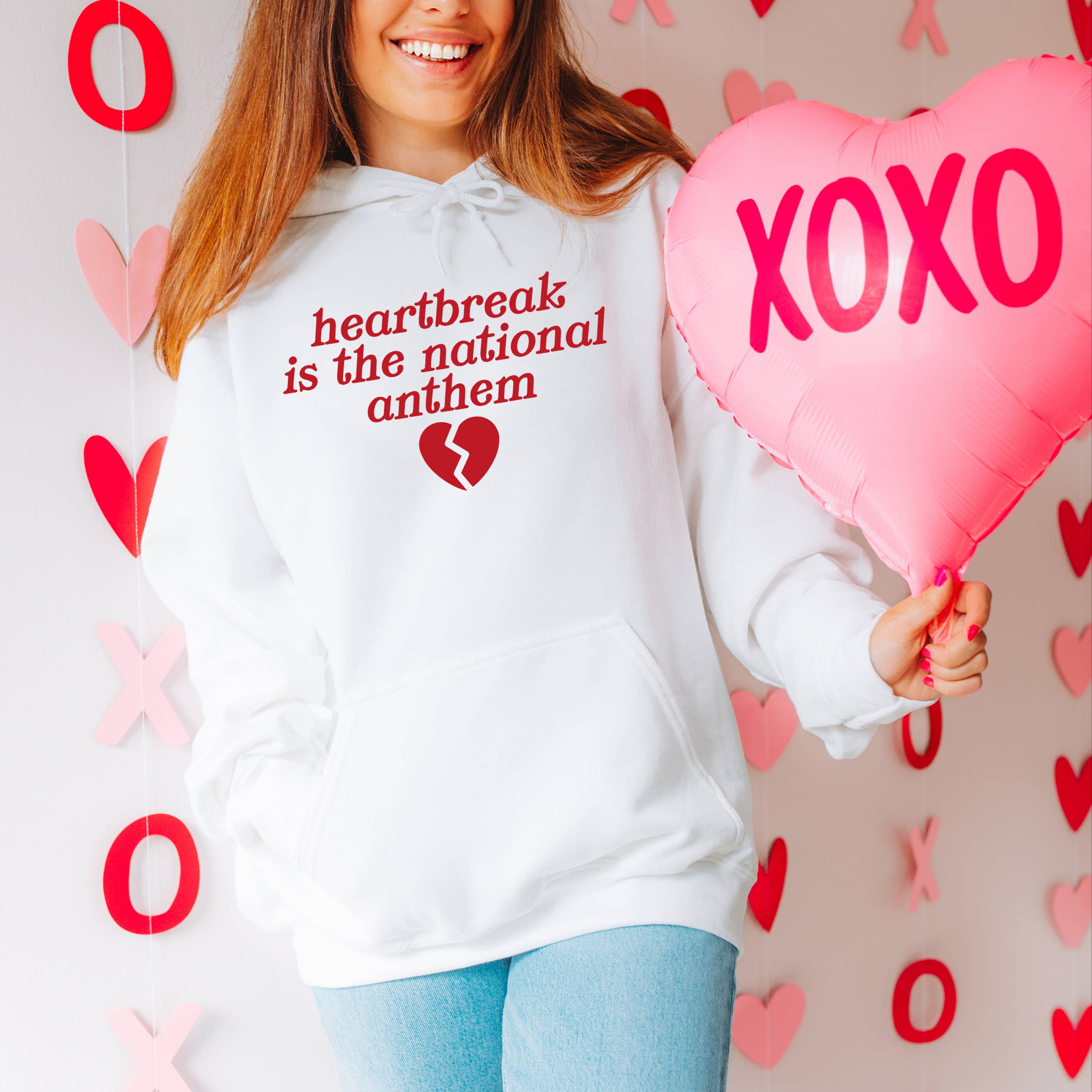 Valentines Day Hooded Love - Adult & Kids T-Shirts, Sweatshirts & Hoodies apparel design preview 1