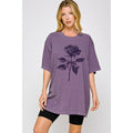 Rose Flower Graphic Oversized - Adult & Kids T-Shirts, Sweatshirts & Hoodies apparel design preview 1