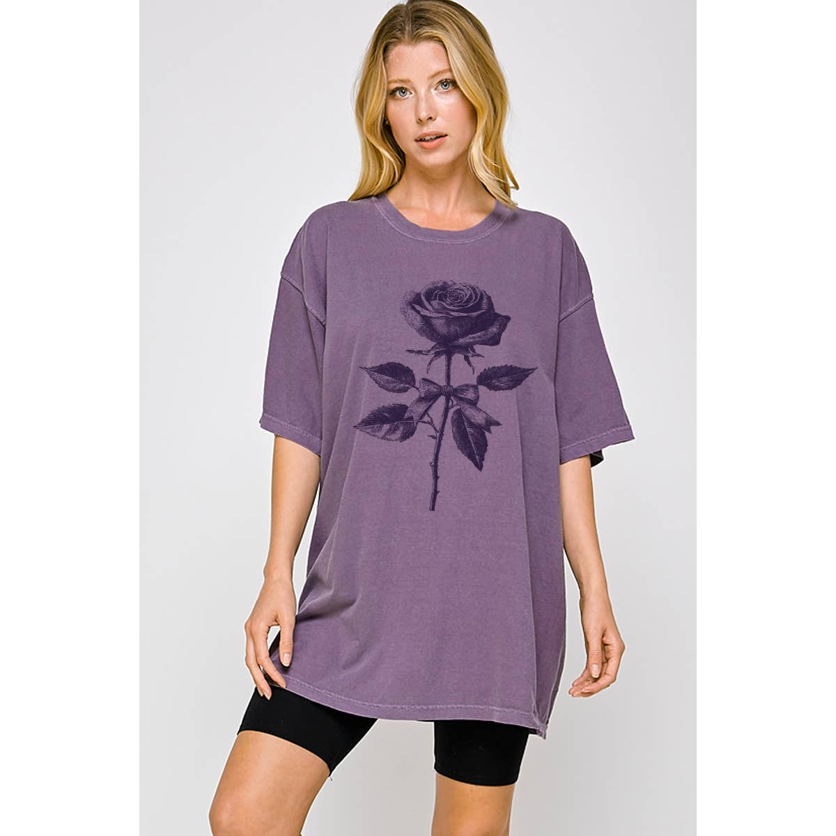 Rose Flower Graphic Oversized - Adult & Kids T-Shirts, Sweatshirts & Hoodies apparel design preview 1