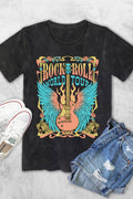 Rock and Roll Wings Guitar Women's Vintage Graphic - Adult & Kids T-Shirts, Sweatshirts & Hoodies apparel design preview 1