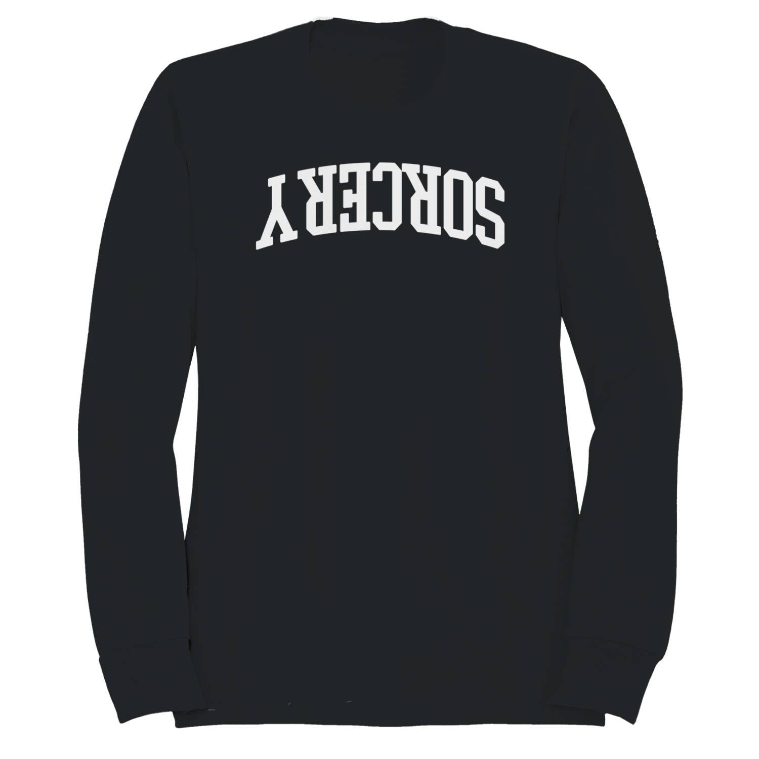 Sorcery Arched Bold White Text Women's - Adult & Kids T-Shirts, Sweatshirts & Hoodies apparel design preview 1