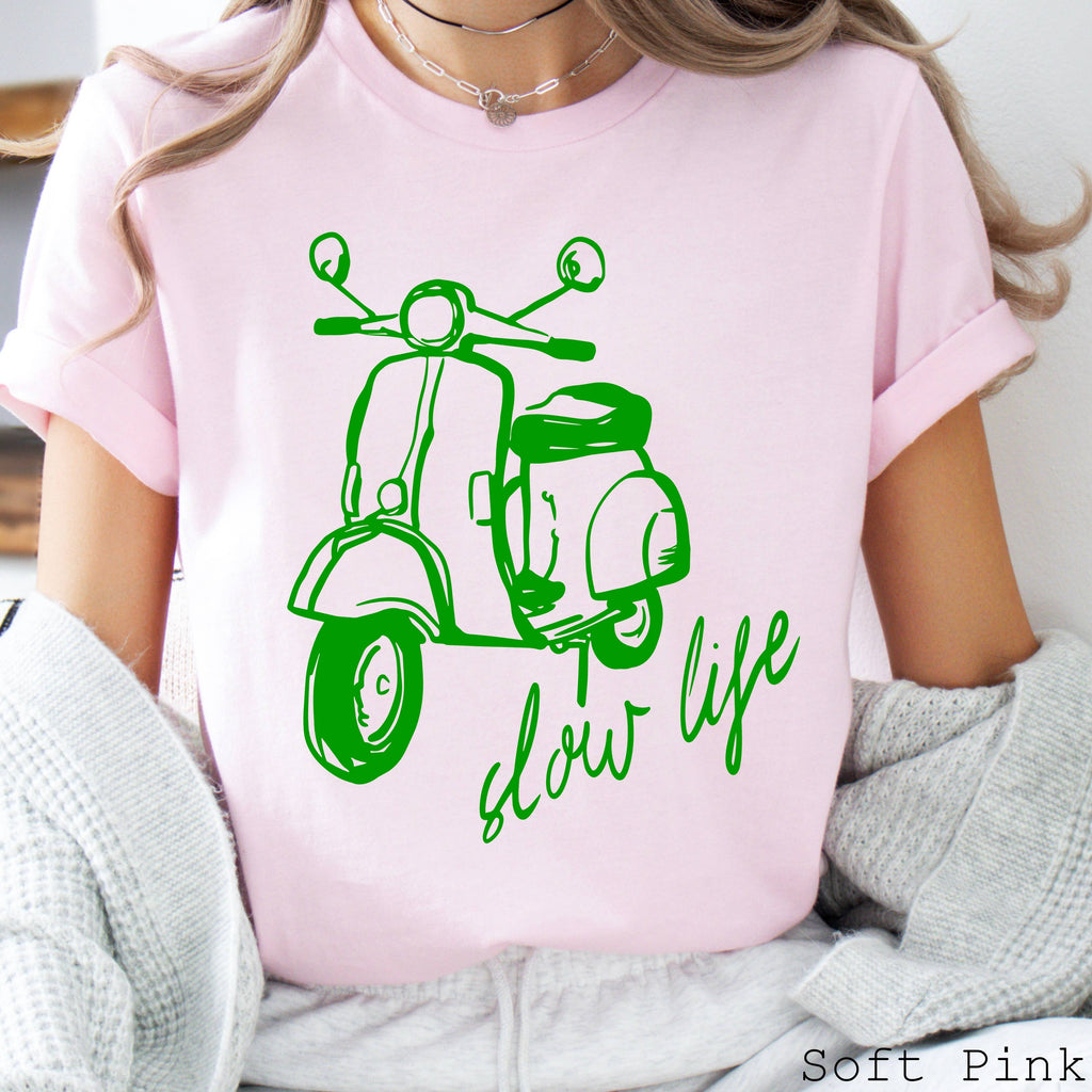 Slow Life Coastal Women'S Graphic Bella Canvas - Adult & Kids T-Shirts, Sweatshirts & Hoodies apparel design preview 1