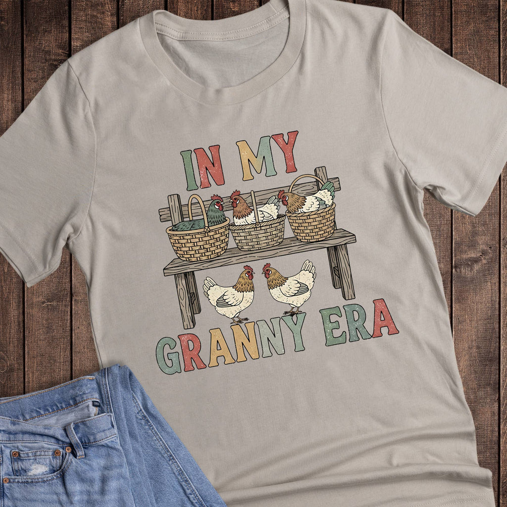 Vintage Chickens in My Granny Era Graphic - Adult & Kids T-Shirts, Sweatshirts & Hoodies apparel design preview 1