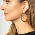 M-14K Gold Dipped Post Hoop Earrings - Adult & Kids T-Shirts, Sweatshirts & Hoodies apparel design preview 1