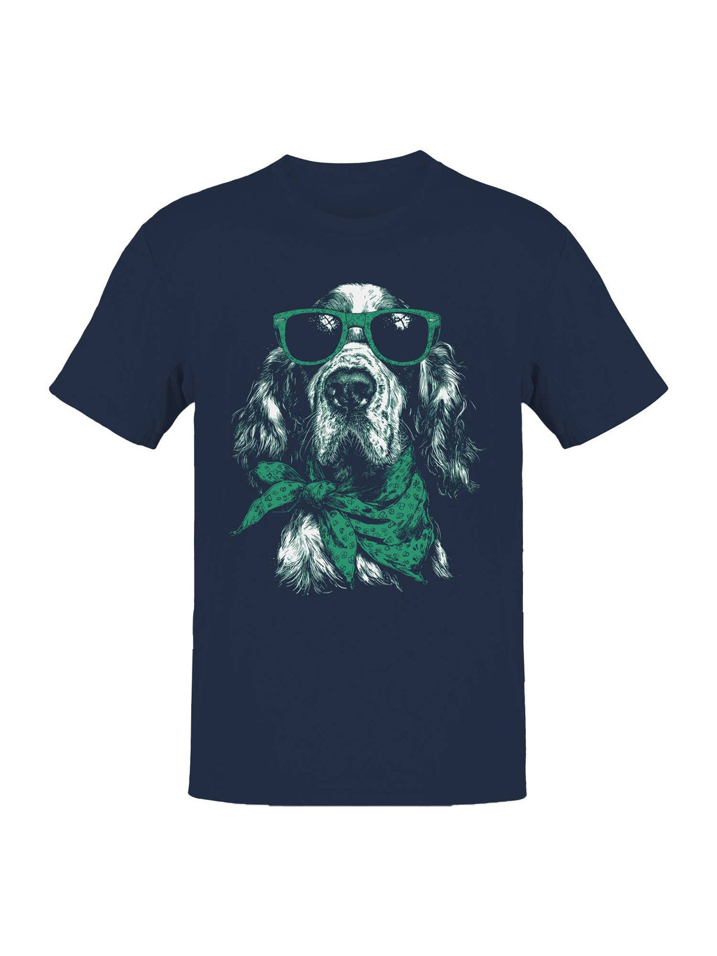 St. Patrick's Day Cool Dog in Shades Men's - Adult & Kids T-Shirts, Sweatshirts & Hoodies apparel design preview 1
