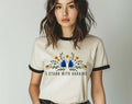 I Stand with Ukraine Anti-Trump Ringer - Adult & Kids T-Shirts, Sweatshirts & Hoodies apparel design preview 1