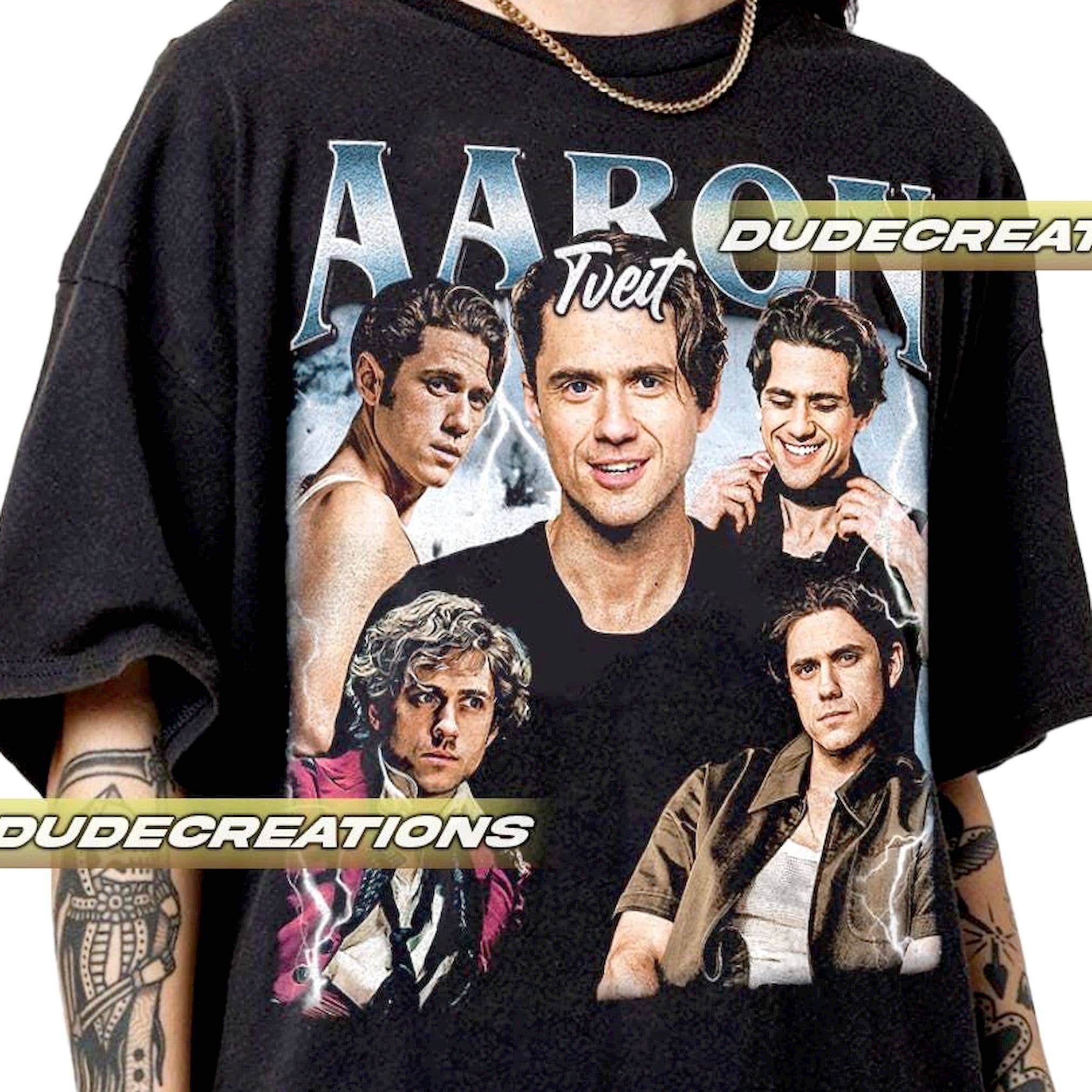 Limited Aaron Tveit Vintage Unisex Gift For Fan - Adult & Kids T-Shirts, Sweatshirts & Hoodies apparel design preview 1