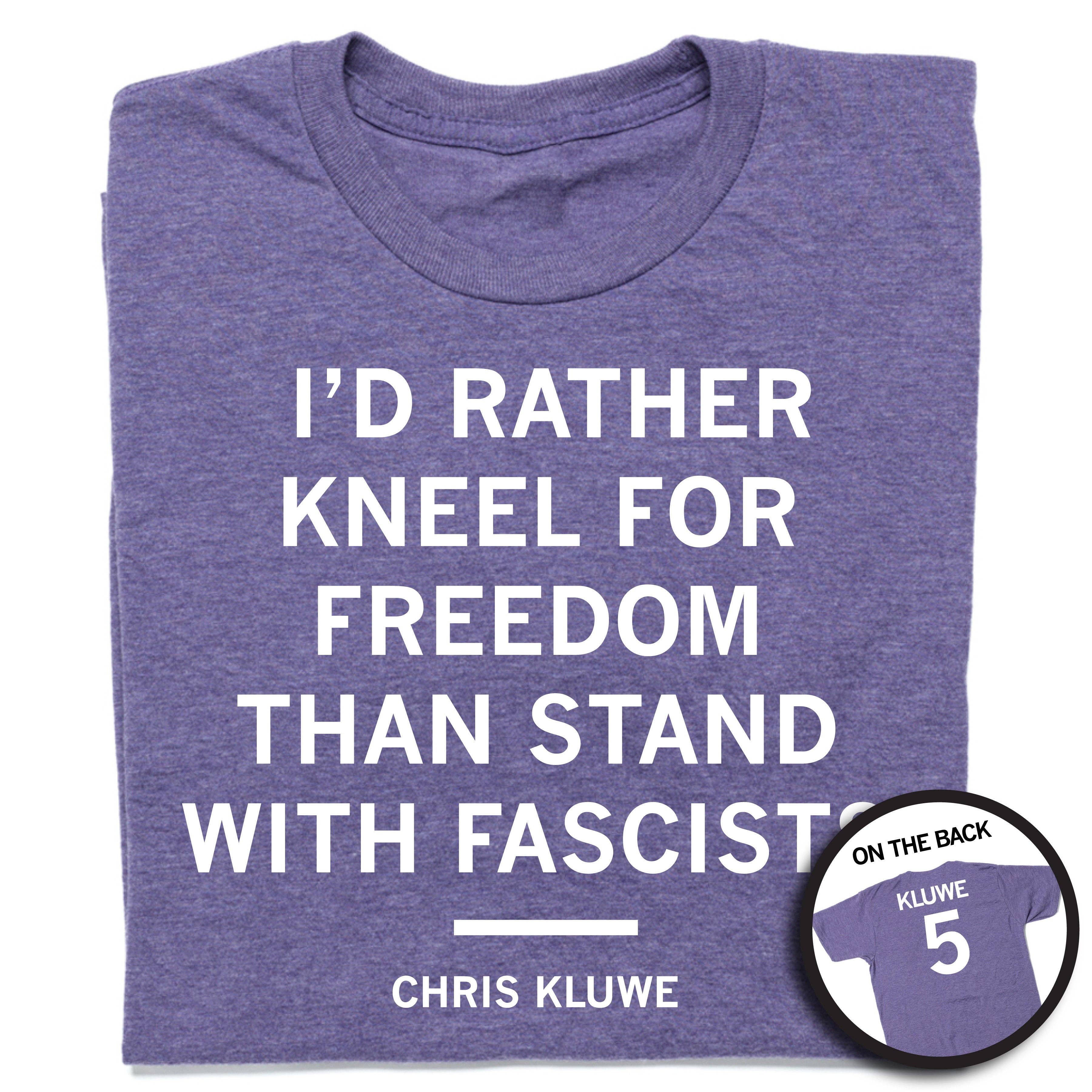 Rather Kneel For Freedom Chris Kluwe Purple - Adult & Kids T-Shirts, Sweatshirts & Hoodies apparel design preview 1
