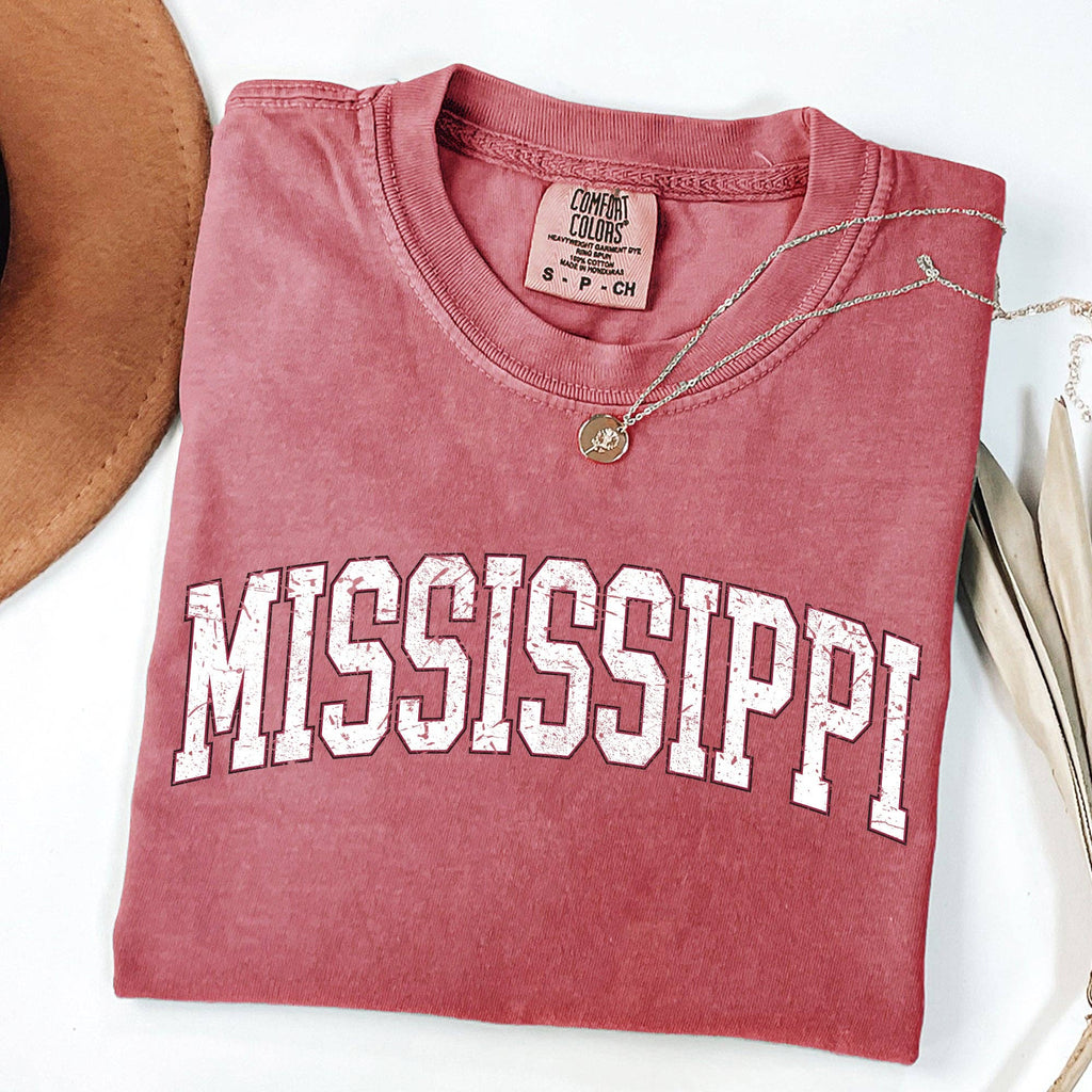 Mississippi, Football, Game Day Tailgate Party State - Adult & Kids T-Shirts, Sweatshirts & Hoodies apparel design preview 1