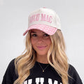 LM-CP-1002 Light Pink/White Dot Cap - Adult & Kids T-Shirts, Sweatshirts & Hoodies apparel design preview 1