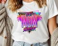 Hot Mom Summer Retro 80's Beach Canvas - Adult & Kids T-Shirts, Sweatshirts & Hoodies apparel design preview 1