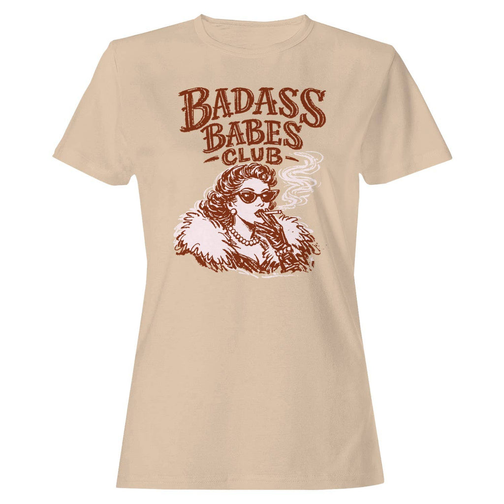 Badass Babes Club Retro Art Women's - Adult & Kids T-Shirts, Sweatshirts & Hoodies apparel design preview 1