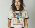 The Back To School Tour Funny Teacher Ringer - Adult & Kids T-Shirts, Sweatshirts & Hoodies apparel design preview 1