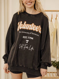 Tennessee Vols Letterman Black Chrome Hi-Dive - Adult & Kids T-Shirts, Sweatshirts & Hoodies apparel design preview 1
