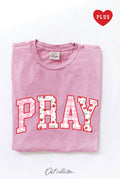 Pray with Pattern Plus Mineral Graphic Top - Adult & Kids T-Shirts, Sweatshirts & Hoodies apparel design preview 1