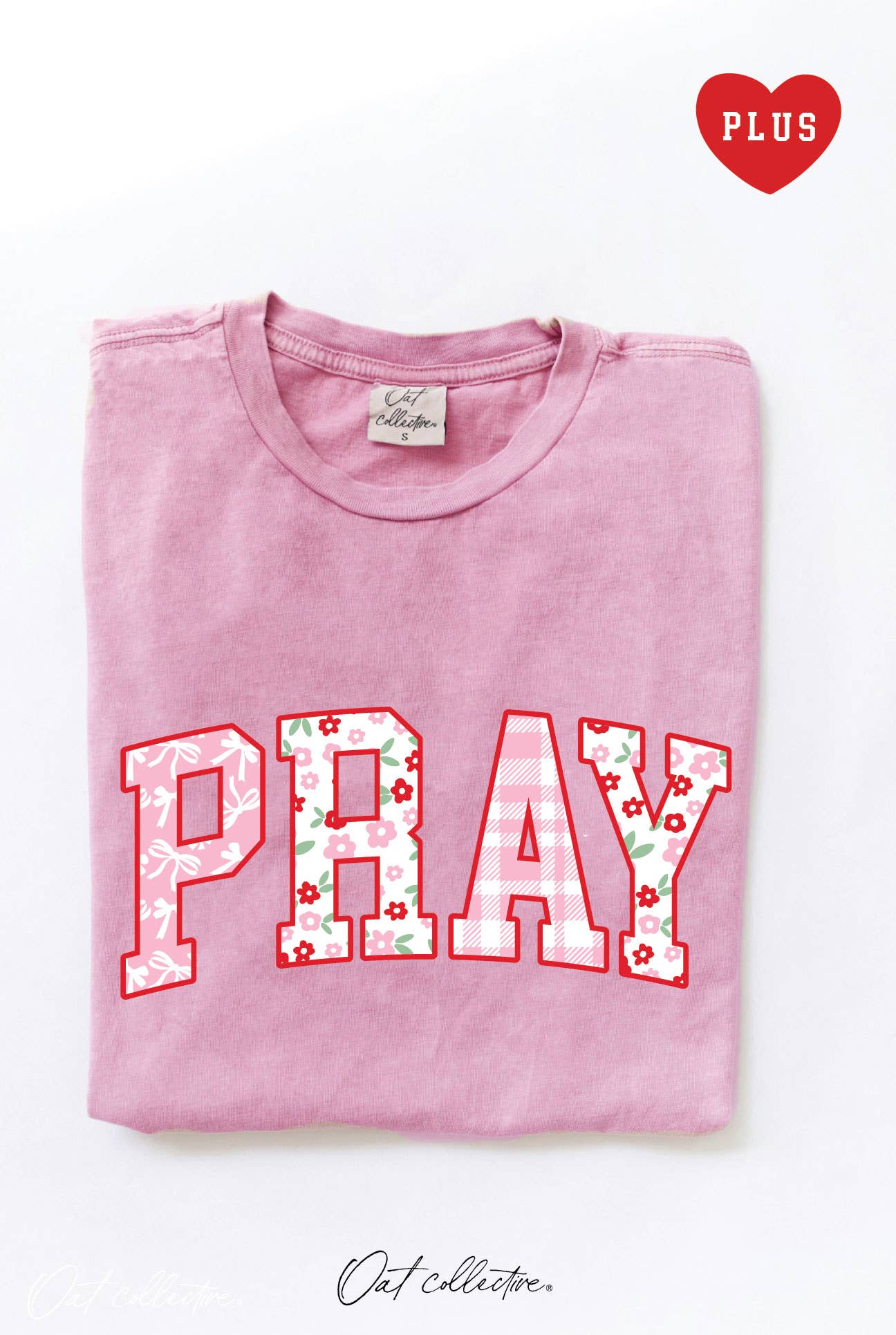 Pray with Pattern Plus Mineral Graphic Top - Adult & Kids T-Shirts, Sweatshirts & Hoodies apparel design preview 1