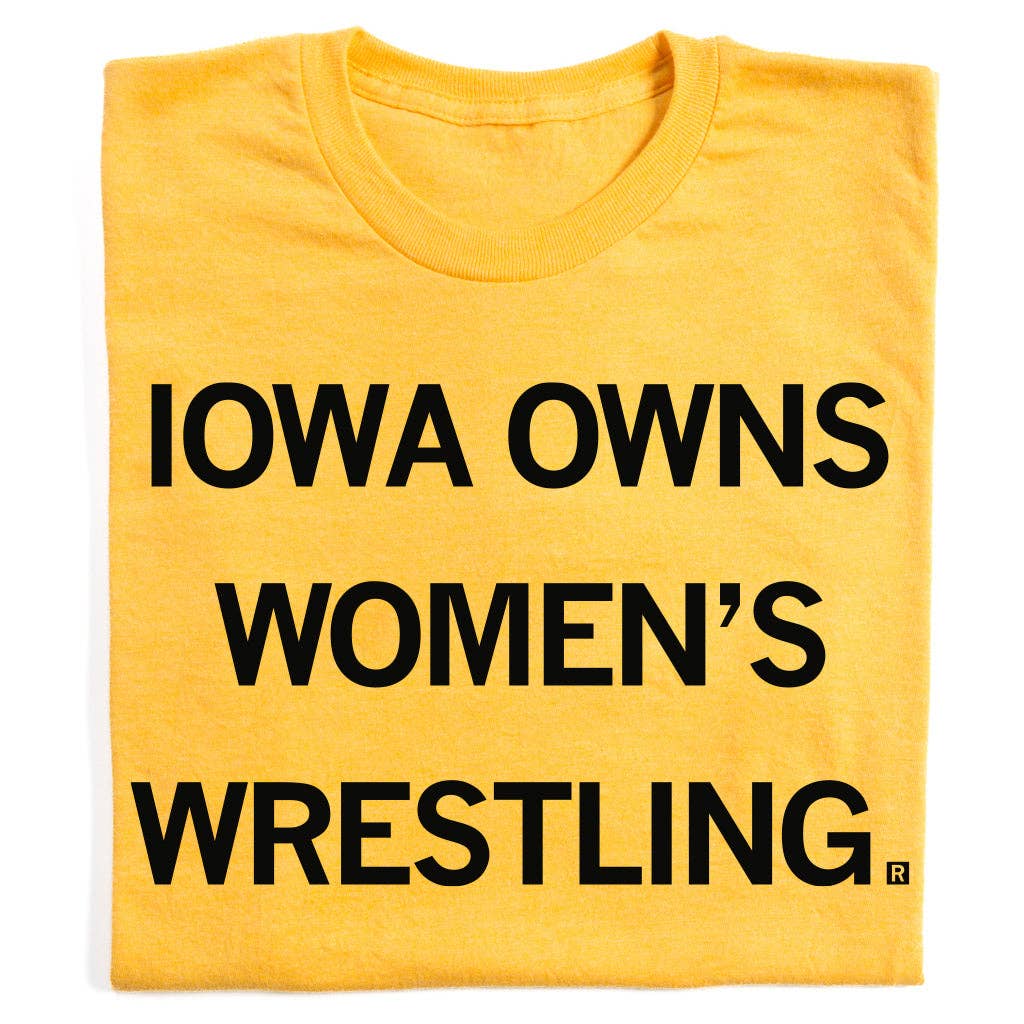 Iowa Owns Women's Wrestling - Adult & Kids T-Shirts, Sweatshirts & Hoodies apparel design preview 1
