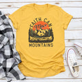 Faith Can Move Mountains - Adult & Kids T-Shirts, Sweatshirts & Hoodies apparel design preview 1