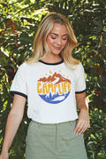 Camp Life Ringer Graphic Top - Adult & Kids T-Shirts, Sweatshirts & Hoodies apparel design preview 1