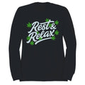 Rest Relax Cannabis Men's - Adult & Kids T-Shirts, Sweatshirts & Hoodies apparel design preview 1