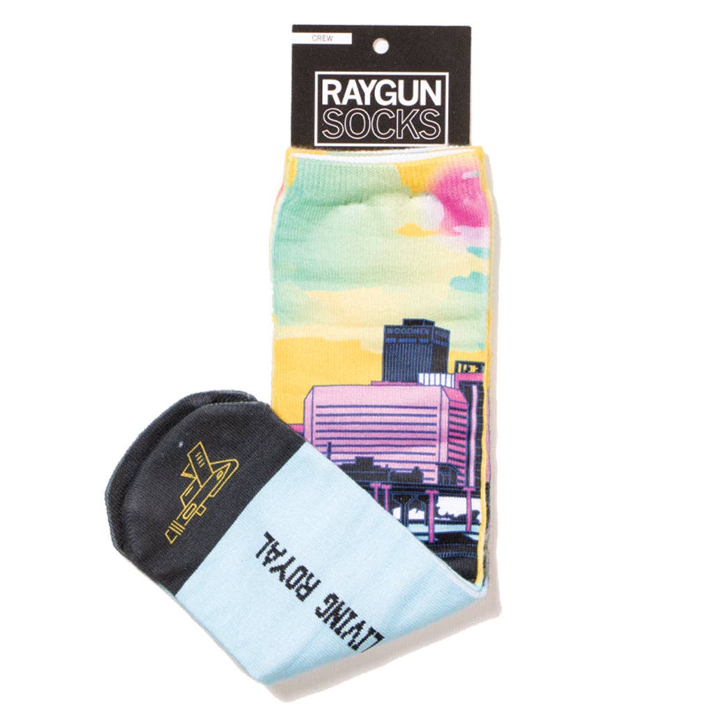 Downtown Omaha Illustration Socks - Adult & Kids T-Shirts, Sweatshirts & Hoodies apparel design preview 1