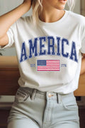 America Flag Graphic - Adult & Kids T-Shirts, Sweatshirts & Hoodies apparel design preview 1