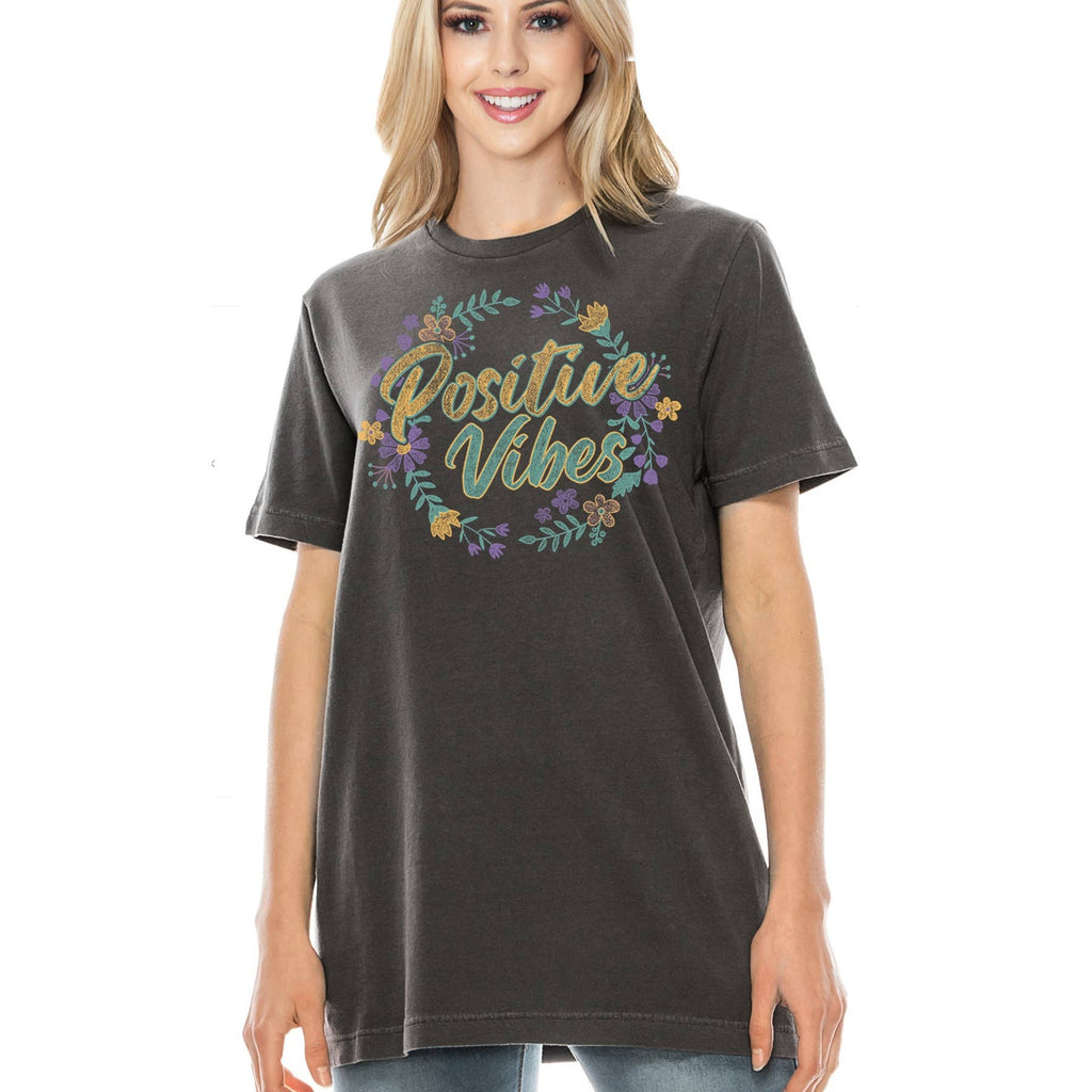 Positve Vibes - Adult & Kids T-Shirts, Sweatshirts & Hoodies apparel design preview 1