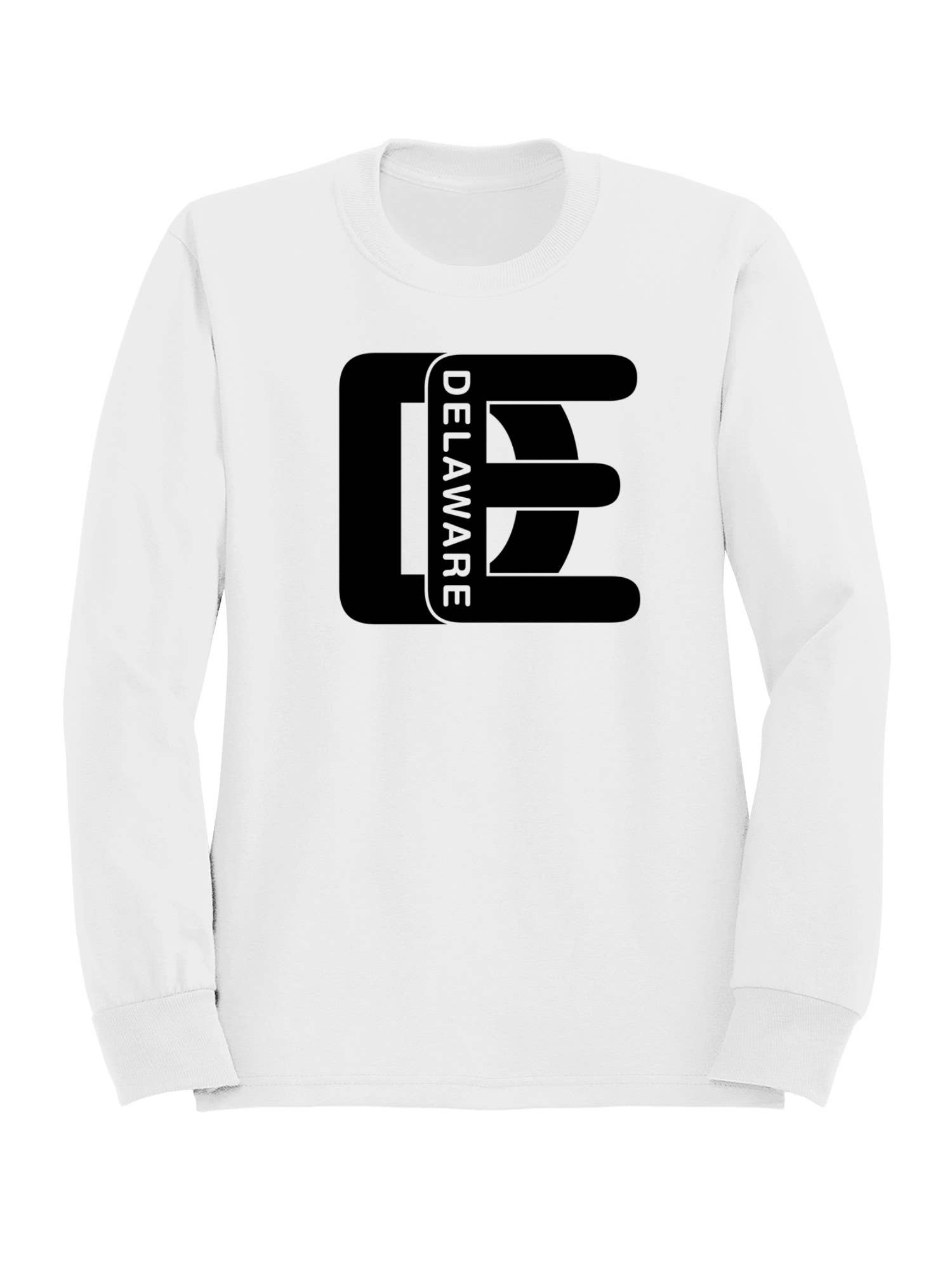 Delaware Retro E Men's - Adult & Kids T-Shirts, Sweatshirts & Hoodies apparel design preview 1