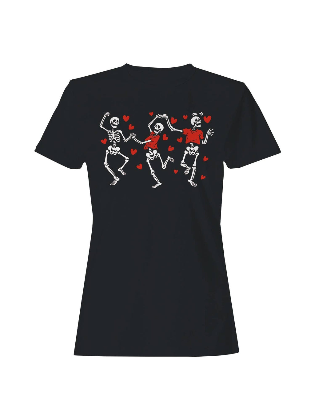 Dancing Skeletons in Love Women's - Adult & Kids T-Shirts, Sweatshirts & Hoodies apparel design preview 1