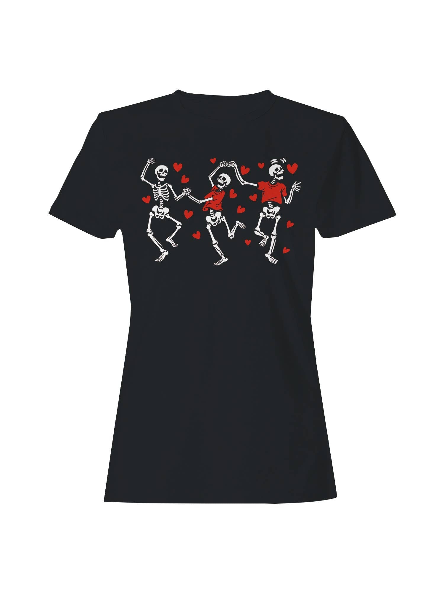 Dancing Skeletons in Love Women's - Adult & Kids T-Shirts, Sweatshirts & Hoodies apparel design preview 1