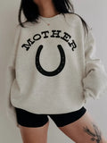 Mother Horseshoe Mom Western Graphic Ash - Adult & Kids T-Shirts, Sweatshirts & Hoodies apparel design preview 1