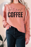 But First Coffee Graphic Terry - Adult & Kids T-Shirts, Sweatshirts & Hoodies apparel design preview 1