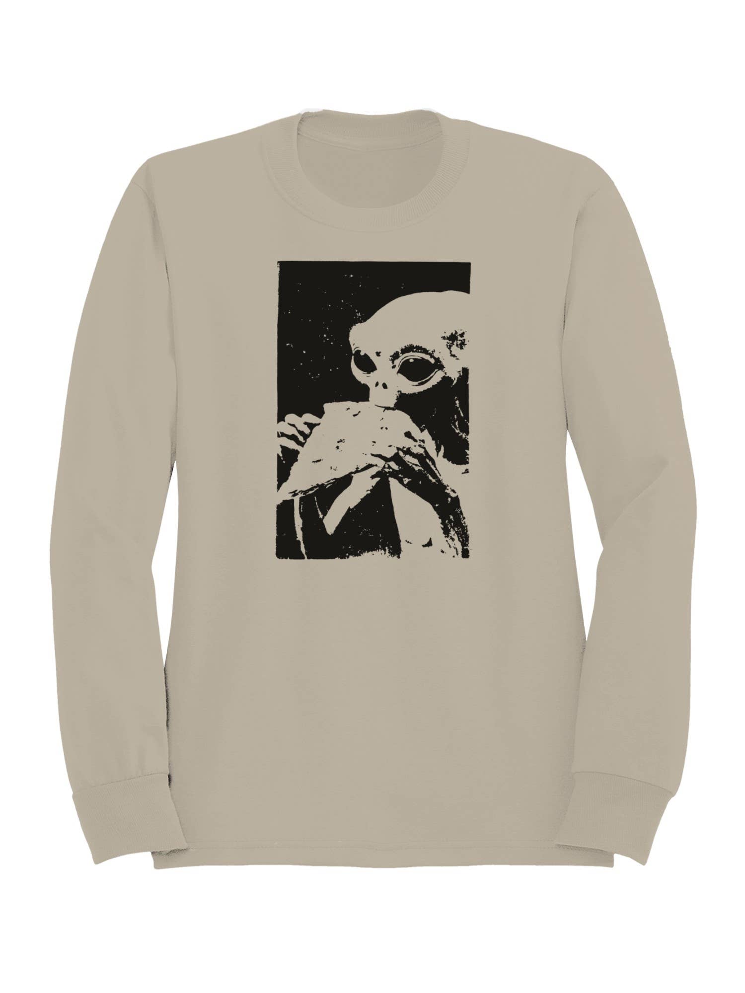 Cryptid Holding Frog Illustration Women's - Adult & Kids T-Shirts, Sweatshirts & Hoodies apparel design preview 1