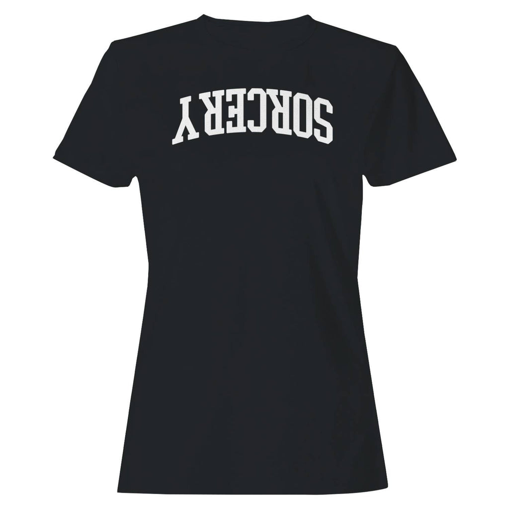 Sorcery Arched Bold White Text Women's - Adult & Kids T-Shirts, Sweatshirts & Hoodies apparel design preview 1