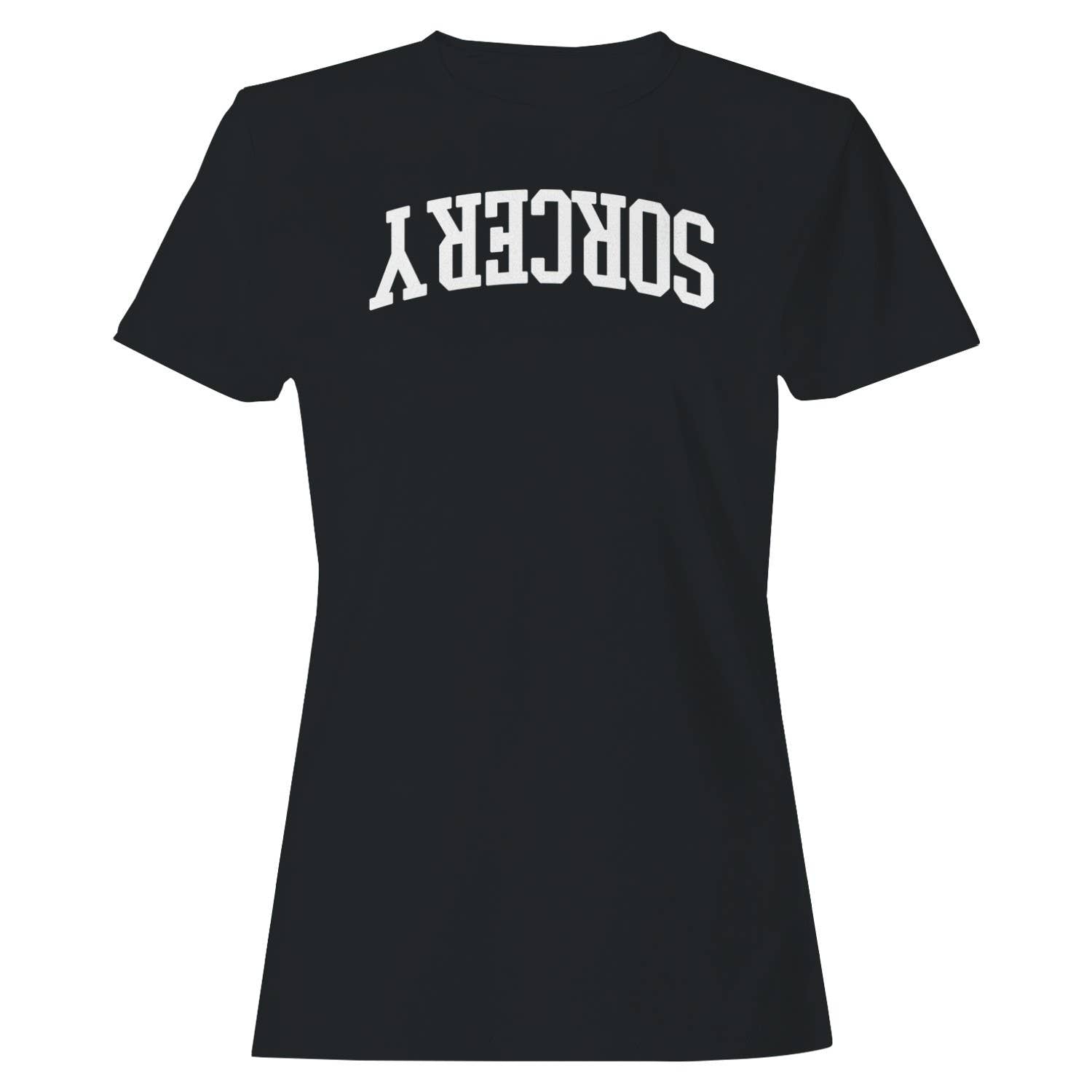Sorcery Arched Bold White Text Women's - Adult & Kids T-Shirts, Sweatshirts & Hoodies apparel design preview 1