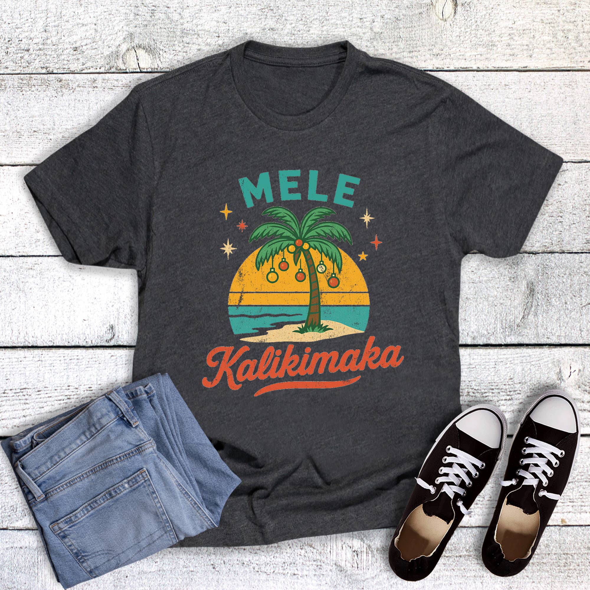 Christmas Mele Kalikimaka Graphic - Adult & Kids T-Shirts, Sweatshirts & Hoodies apparel design preview 1