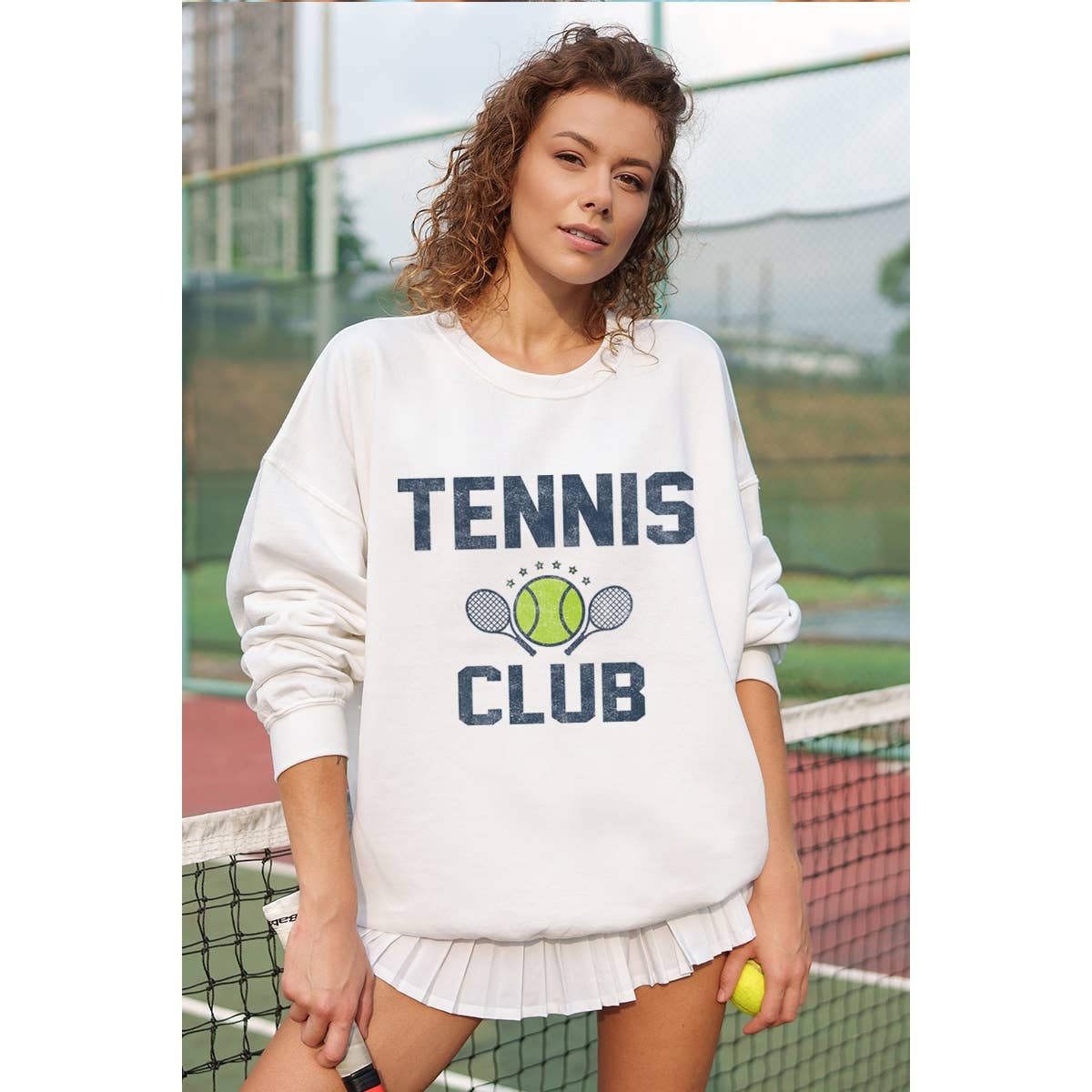 Tennis Club Vintage Graphic - Adult & Kids T-Shirts, Sweatshirts & Hoodies apparel design preview 1