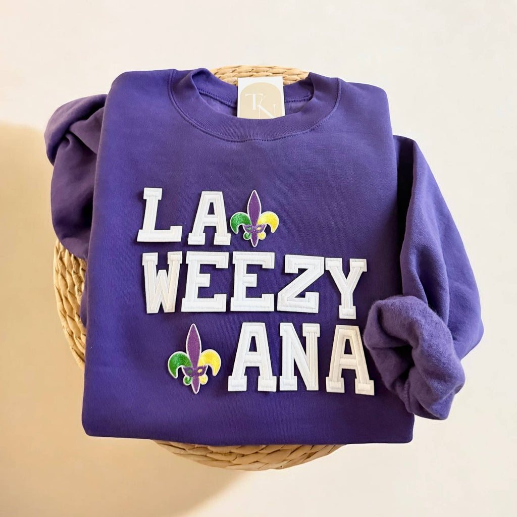 La Weezy Ana Mardi Gras - Adult & Kids T-Shirts, Sweatshirts & Hoodies apparel design preview 1