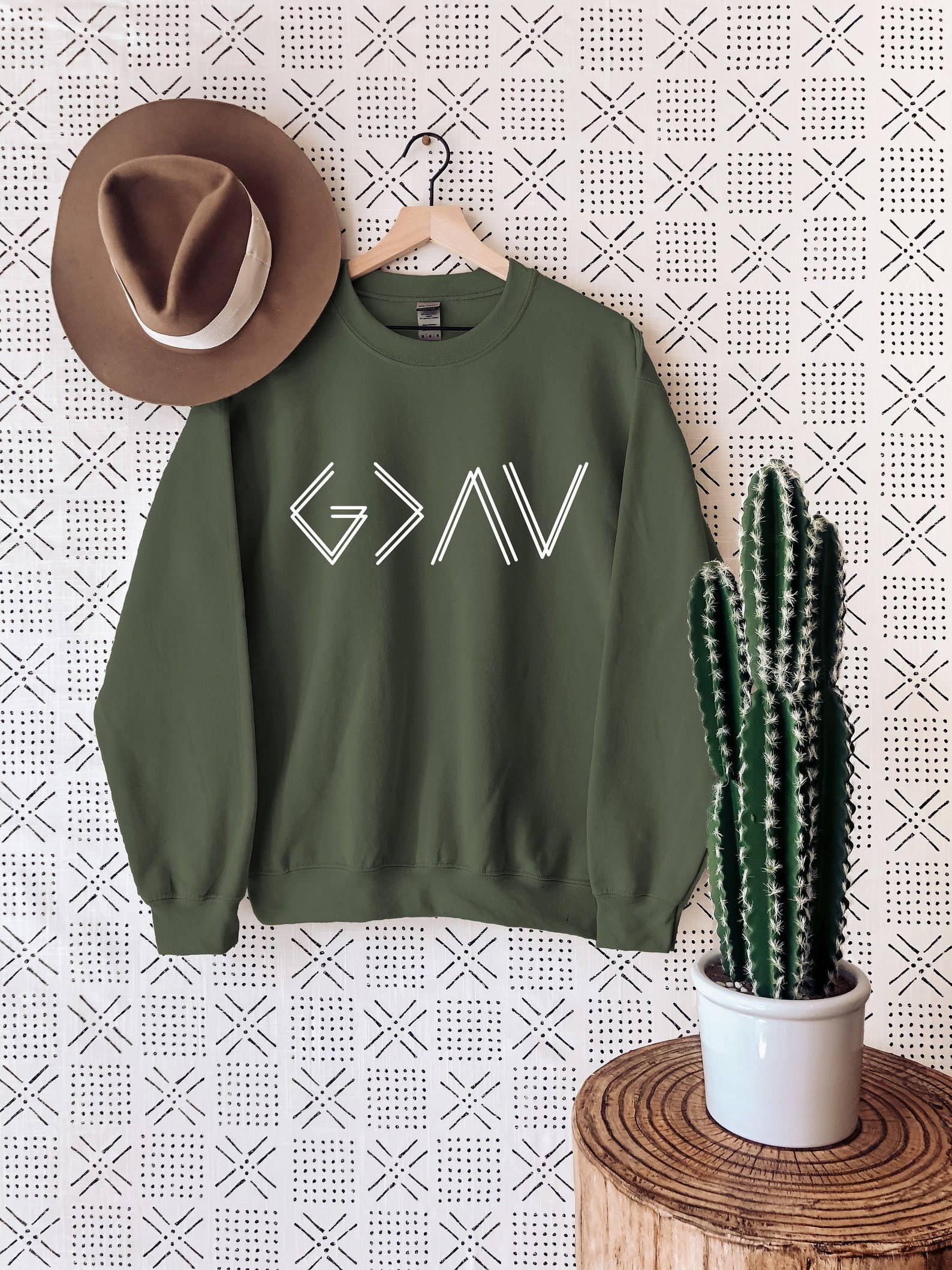 God Is Greater Than Ups and Downs - Adult & Kids T-Shirts, Sweatshirts & Hoodies apparel design preview 1