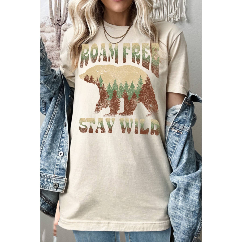 Roam Free Stay Wild - Adult & Kids T-Shirts, Sweatshirts & Hoodies apparel design preview 1