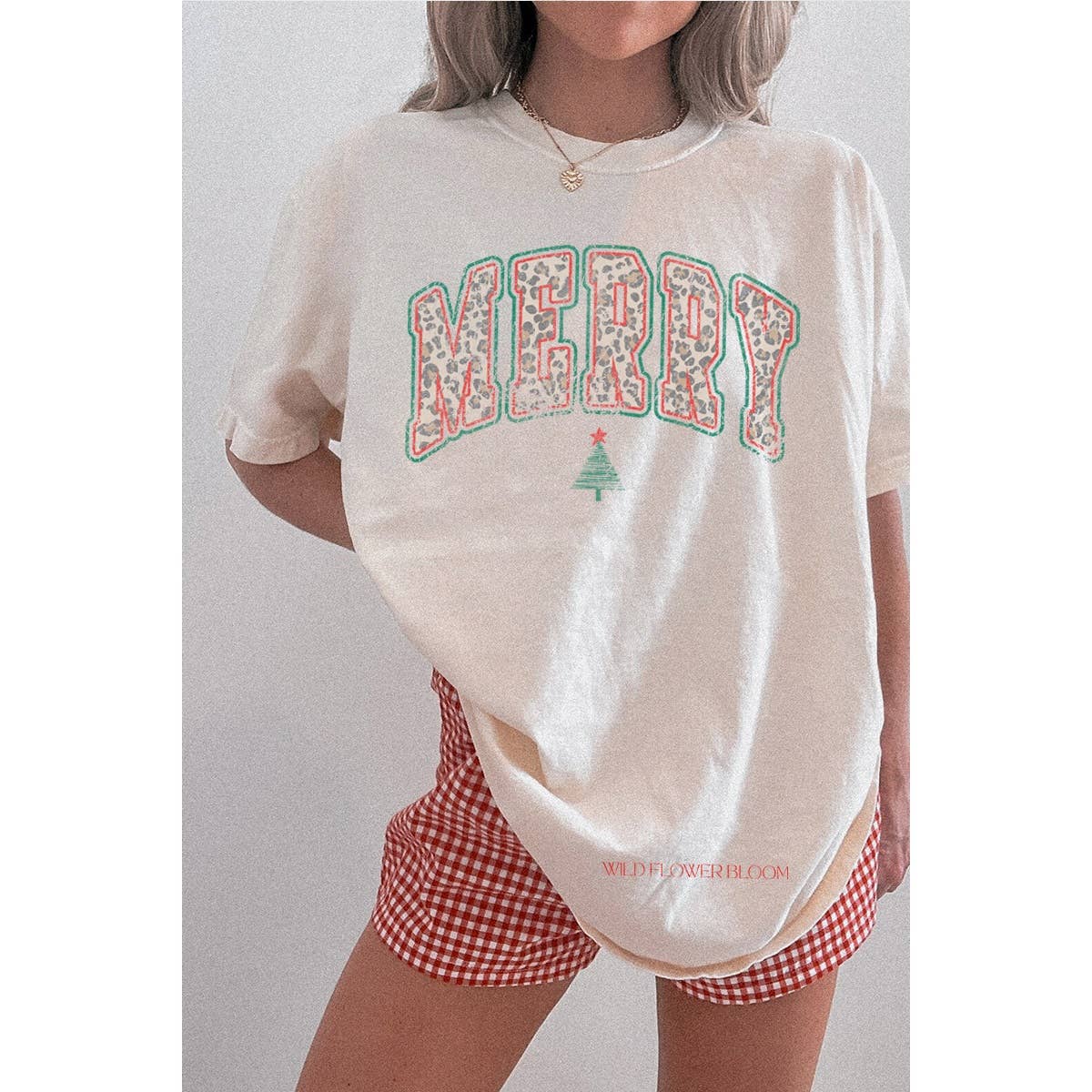 Merry Christmas Vintage Graphic Oversized - Adult & Kids T-Shirts, Sweatshirts & Hoodies apparel design preview 1