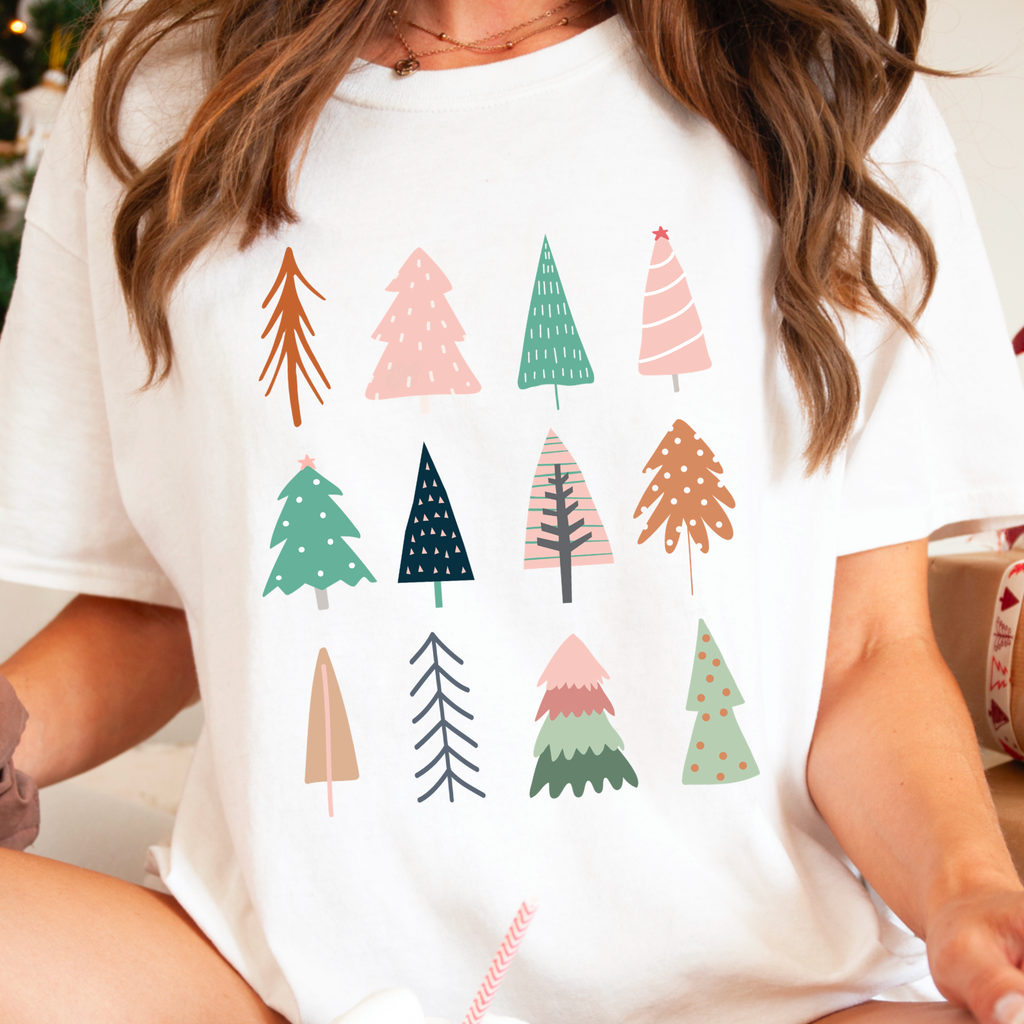 Christmas Trees Graphic - Adult & Kids T-Shirts, Sweatshirts & Hoodies apparel design preview 1