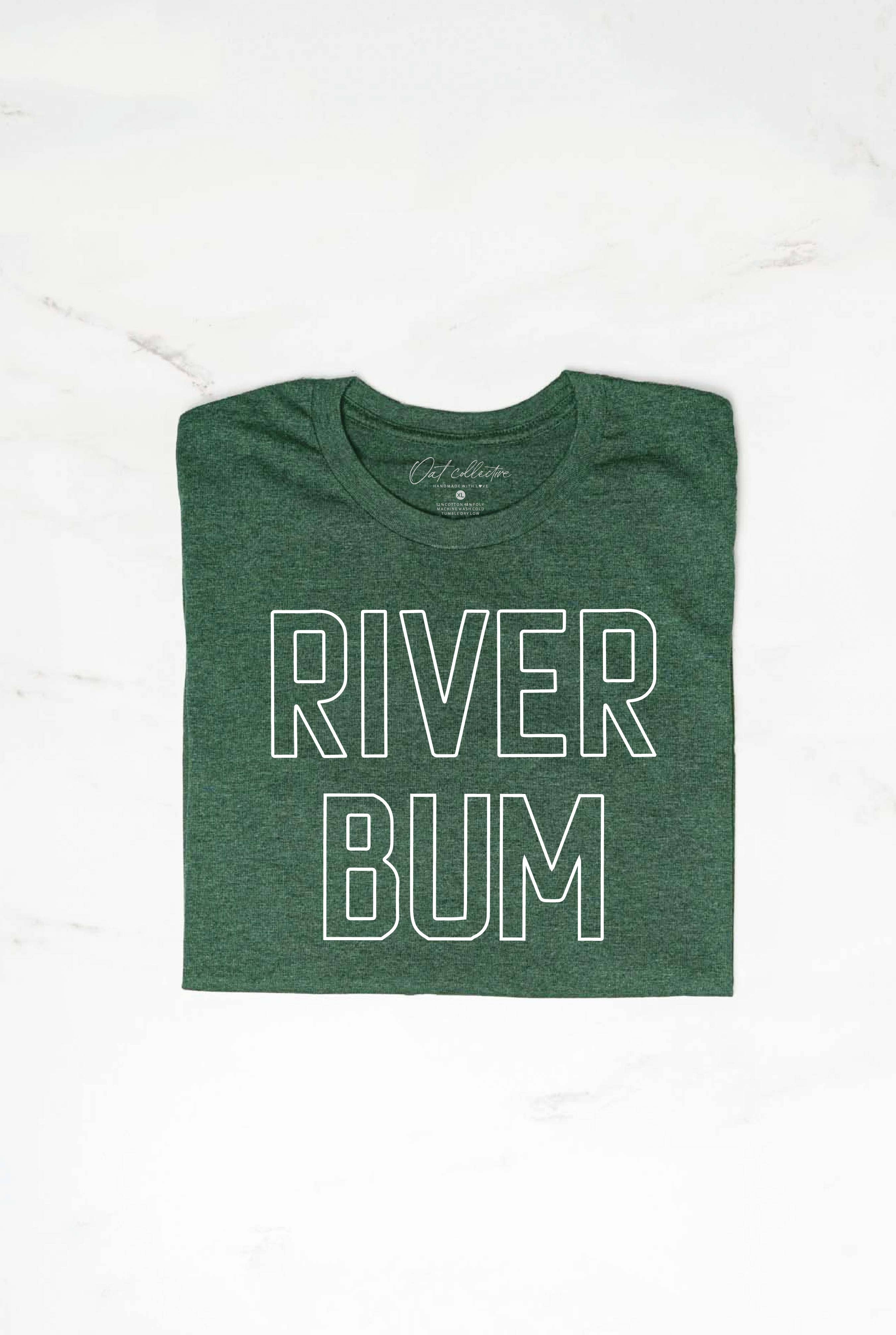 River Bum Graphic - Adult & Kids T-Shirts, Sweatshirts & Hoodies apparel design preview 1
