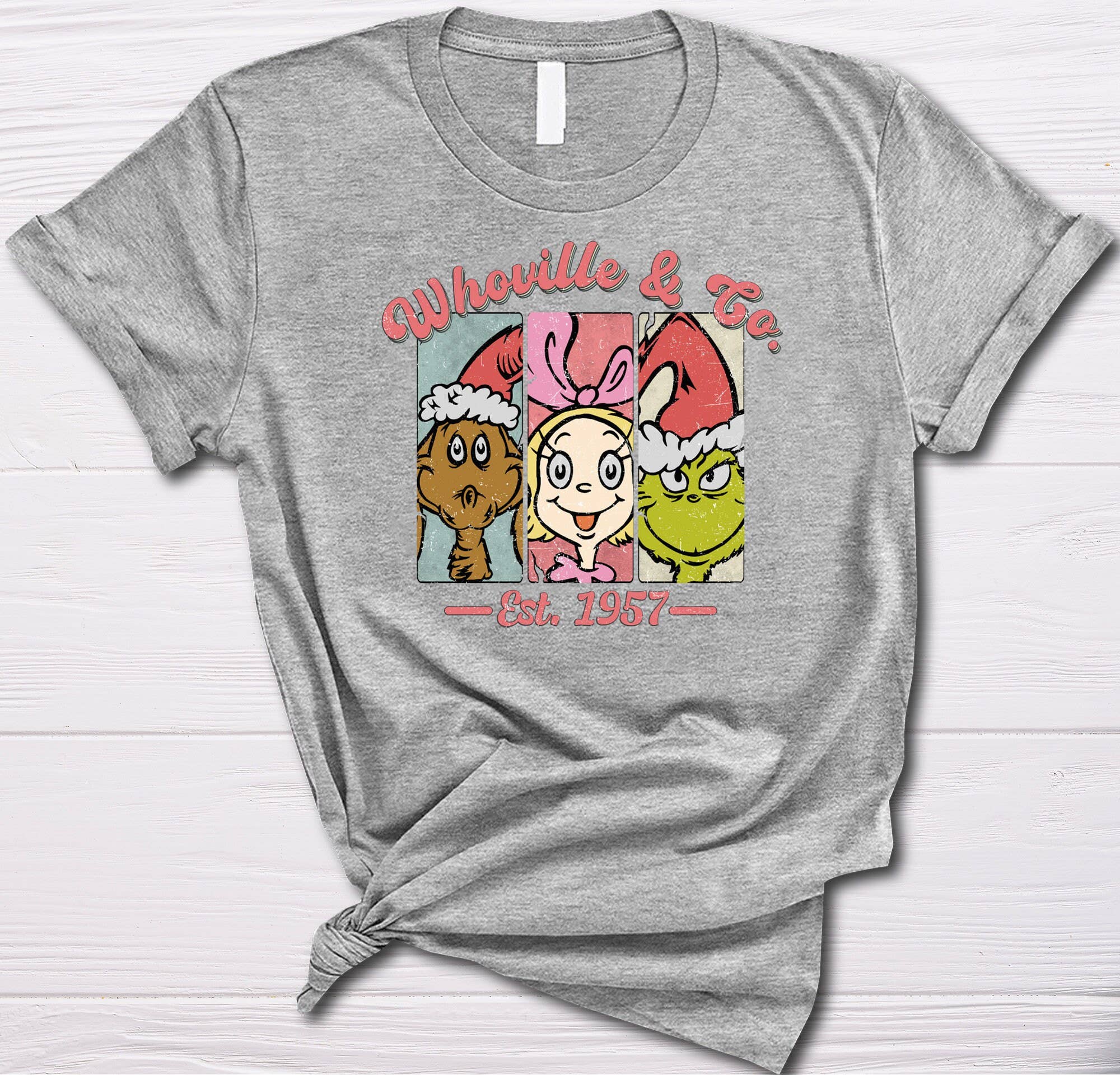 Christmas Whoville Personalized Xmas Party - Adult & Kids T-Shirts, Sweatshirts & Hoodies apparel design preview 1