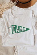 Camp Pennant Graphic - Adult & Kids T-Shirts, Sweatshirts & Hoodies apparel design preview 1